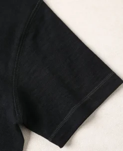 Fashion Heavyweight US Cotton Gusset Tubular T-Shirt - Black Short Sleeve T-Shirts | T-shirts