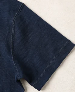 Sale Heavyweight US Cotton Gusset Tubular T-Shirt - Indigo Short Sleeve T-Shirts | T-shirts