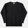 New Heavyweight Waffle Cotton Underwear - Black Long Sleeve T-Shirts | T-shirts