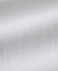 Sale Heavyweight Waffle Cotton Underwear - White Long Sleeve T-Shirts | T-shirts