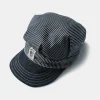 Sale Hickory Stripe Railroad Engineer Cap Hats&caps