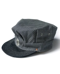 Sale Hickory Stripe Railroad Engineer Cap Hats&caps