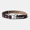 Clearance Horween Cavalry Belt - Burgundy Belts