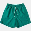 Clearance 5-Inch Nylon Swim Shorts - Green Shorts