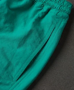 Clearance 5-Inch Nylon Swim Shorts - Green Shorts