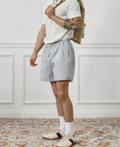 New 5-Inch Nylon Swim Shorts - Light Gray Shorts