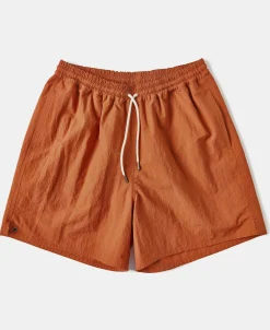 Fashion 5-Inch Nylon Swim Shorts - Orange Shorts