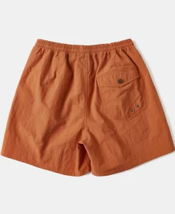 Fashion 5-Inch Nylon Swim Shorts - Orange Shorts