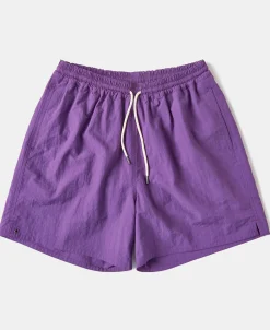 Discount 5-Inch Nylon Swim Shorts - Purple Shorts