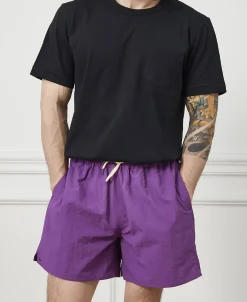 Discount 5-Inch Nylon Swim Shorts - Purple Shorts