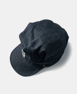 New Indigo Denim Railroad Engineer Cap Hats&caps