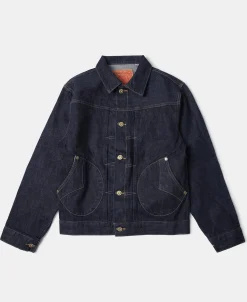 Discount 1880 Indigo Dyed 15 oz Selvedge Denim Jacket Jackets&coats | Denim Jackets