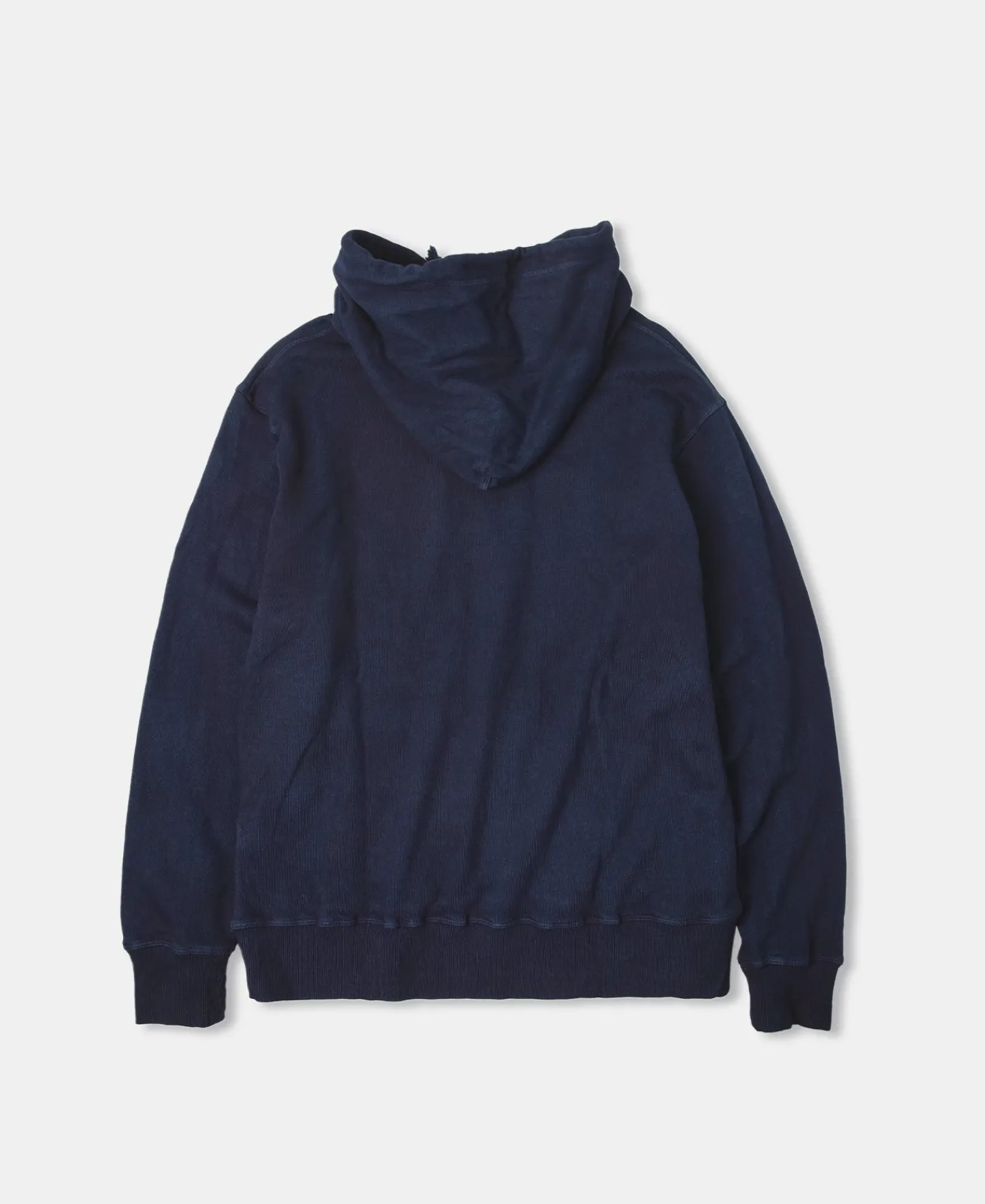 Online Indigo-Dyed Cotton-Jersey Hoodie Sweatshirts&hoodies