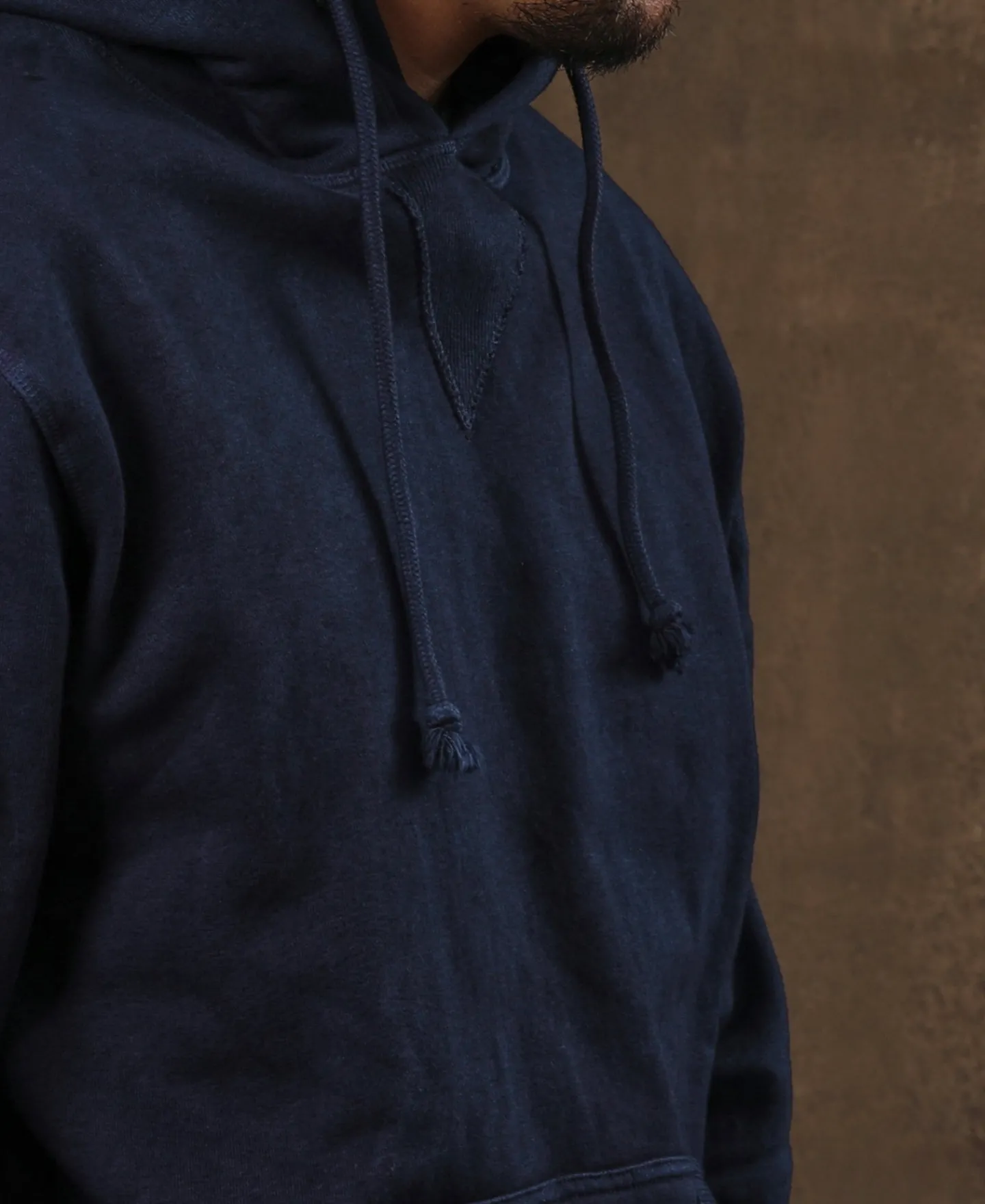 Online Indigo-Dyed Cotton-Jersey Hoodie Sweatshirts&hoodies