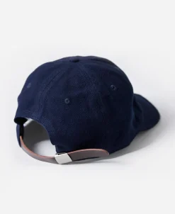 Fashion Indigo-Dyed Cotton-Linen Ball Cap Hats&caps