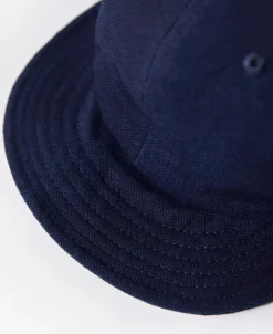 Fashion Indigo-Dyed Cotton-Linen Ball Cap Hats&caps