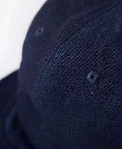 Fashion Indigo-Dyed Cotton-Linen Ball Cap Hats&caps