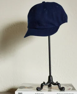 Fashion Indigo-Dyed Cotton-Linen Ball Cap Hats&caps