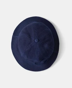Discount Indigo-Dyed Sashiko Bucket Hat Hats&caps