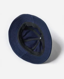 Discount Indigo-Dyed Sashiko Bucket Hat Hats&caps