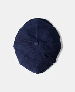 Fashion Indigo-Dyed Sashiko Newsboy Cap Hats&caps
