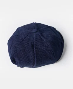 Fashion Indigo-Dyed Sashiko Newsboy Cap Hats&caps