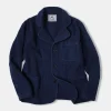Clearance Indigo-Dyed Sashiko Work Jacket Jackets&coats