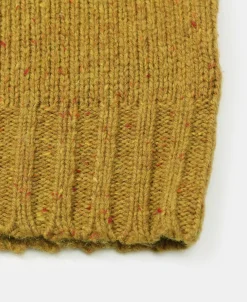 Clearance Ivy League Retro Letter Color Contrast Sweater - Yellow Knitwear&sweaters