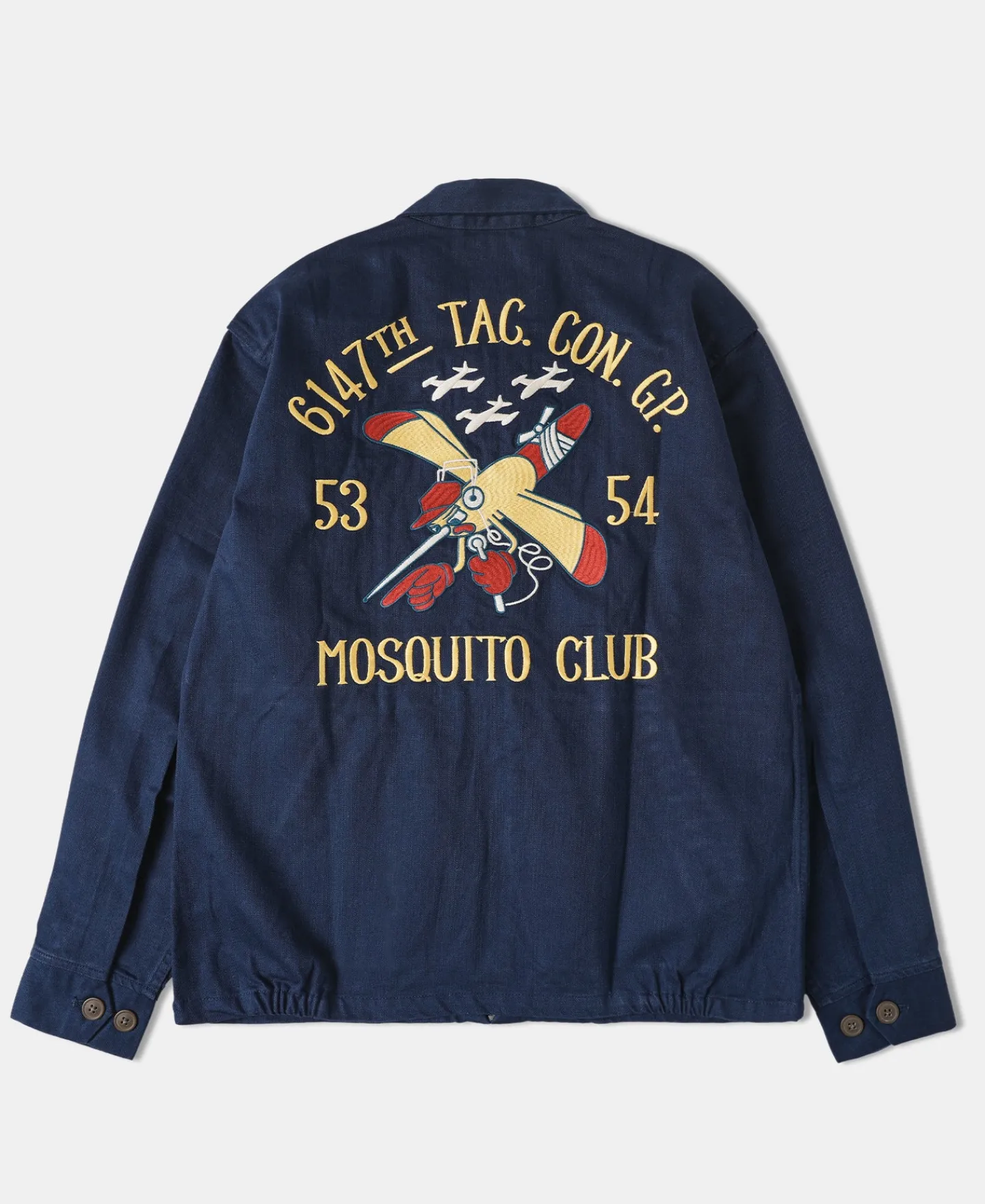 Fashion Korean War 6147th TAG. CON. GP. Mosquito Club Tour Jacket Jackets&coats