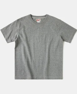 New Loopwheel Tubular Athletic T-Shirt - Gray T-shirts