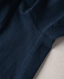 Best Loopwheel Tubular Slub Cotton Pocket T-Shirt - Indigo Short Sleeve T-Shirts | T-shirts