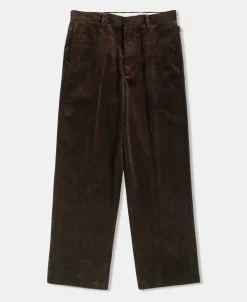 Sale Lot 840 9.5 Wale 1940s Corduroy Work Pants - Dark Brown Pants&trousers