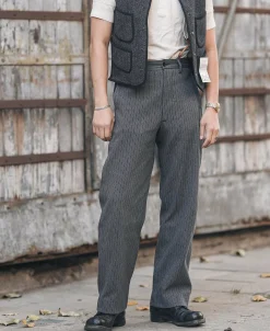 Best Lot 931 Black & Gray Stripe Pants Pants&trousers