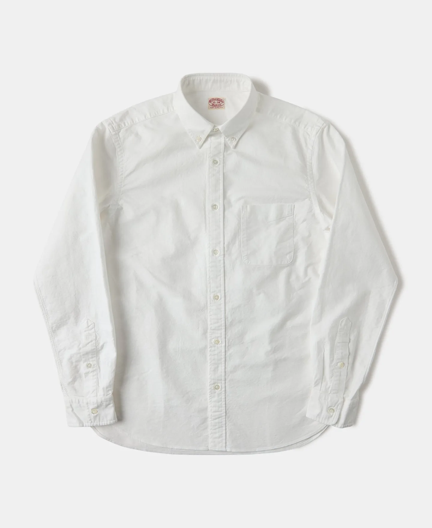 Online Lot 218 Button Down Oxford Shirt - White Long Sleeve Shirts | Shirts