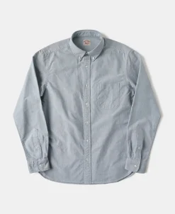 Sale Lot 218 Button Down Oxford Shirt - Blue Long Sleeve Shirts | Shirts