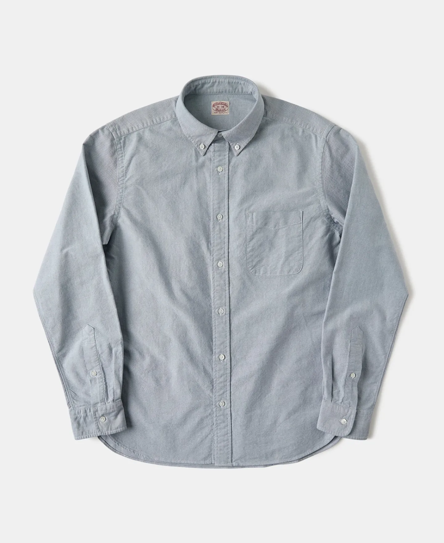 Sale Lot 218 Button Down Oxford Shirt - Blue Long Sleeve Shirts | Shirts