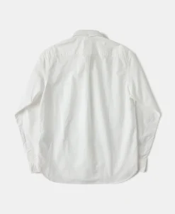 Online Lot 218 Button Down Oxford Shirt - White Long Sleeve Shirts | Shirts