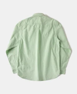 Online Lot 218 Button Down Oxford Shirt - Green Long Sleeve Shirts | Shirts