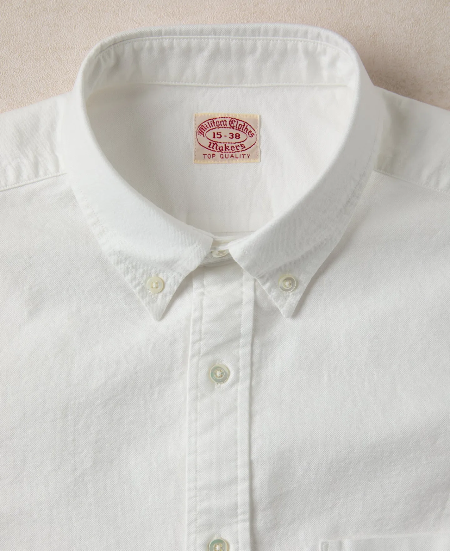 Online Lot 218 Button Down Oxford Shirt - White Long Sleeve Shirts | Shirts