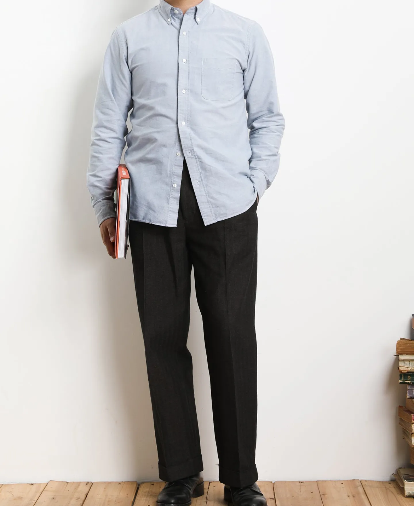 Sale Lot 218 Button Down Oxford Shirt - Blue Long Sleeve Shirts | Shirts
