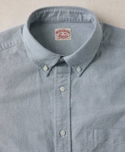 Sale Lot 218 Button Down Oxford Shirt - Blue Long Sleeve Shirts | Shirts