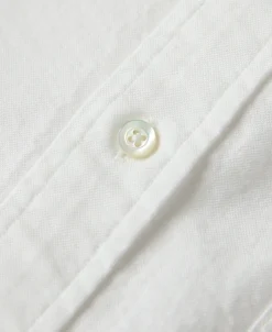 Online Lot 218 Button Down Oxford Shirt - White Long Sleeve Shirts | Shirts