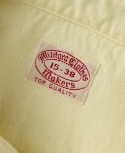 Best Lot 218 Button Down Oxford Shirt - Creamy Yellow Long Sleeve Shirts | Shirts