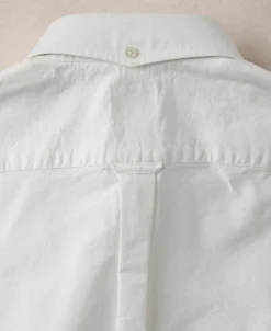 Online Lot 218 Button Down Oxford Shirt - White Long Sleeve Shirts | Shirts