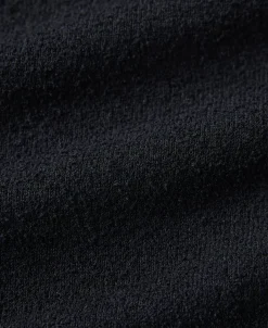 Hot Lot 917 Cotton-Blend Bouclé Polo Shirt - Black Polo Shirts | Short Sleeve T-Shirts