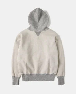 New Lot 117 Double V-Gusset After Hoodie - Oatmeal/Gray Sweatshirts&hoodies