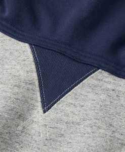 Sale Lot 117 Double V-Gusset After Hoodie - Navy/Gray Sweatshirts&hoodies