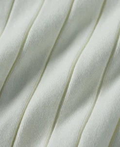 Hot Lot 105 Drop Needle Ribbed Pocket T-Shirt - Ivory Short Sleeve T-Shirts | T-shirts