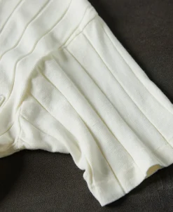 Hot Lot 105 Drop Needle Ribbed Pocket T-Shirt - Ivory Short Sleeve T-Shirts | T-shirts