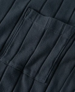 Sale Lot 105 Drop Needle Ribbed Pocket T-Shirt - Dark Gray Short Sleeve T-Shirts | T-shirts